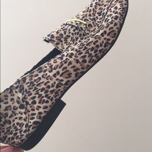 Cheetah print flats